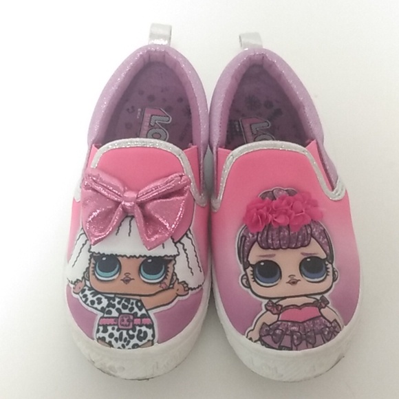 LOL SURPRISE! Size 10 kids shoes pink/purple - Picture 2 of 12